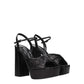 Black Leather Platforms