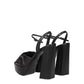 Black Leather Platforms
