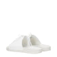 White Cotton Slippers Sandals