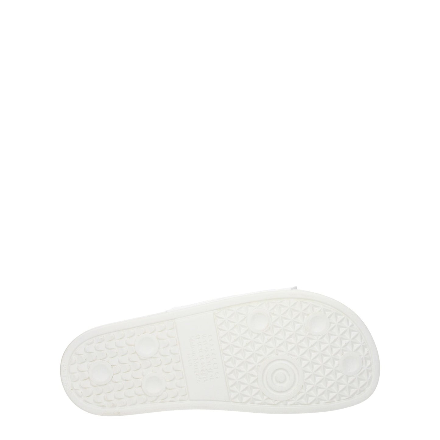 White Cotton Slippers Sandals