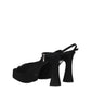 Black Fabric Platforms