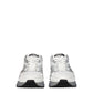 White Fabric Athletic Sneakers