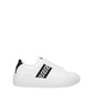 White Leather Low Tops