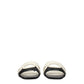 Black Leather Slippers Sandals