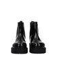 Black Leather Ankle Boots