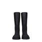 Black Cotton Rain Boots