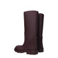 Red Cotton Rain Boots