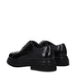 Black Leather Oxfords And Derbies