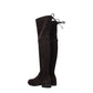 Brown Leather Over The Knee