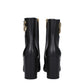 Black Leather Ankle Boots