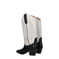 Beige Leather Boots