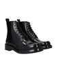 Black Leather Ankle Boots