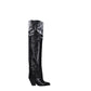 Black Leather Over The Knee
