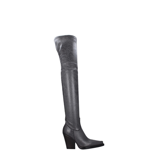 Black Leather Over The Knee