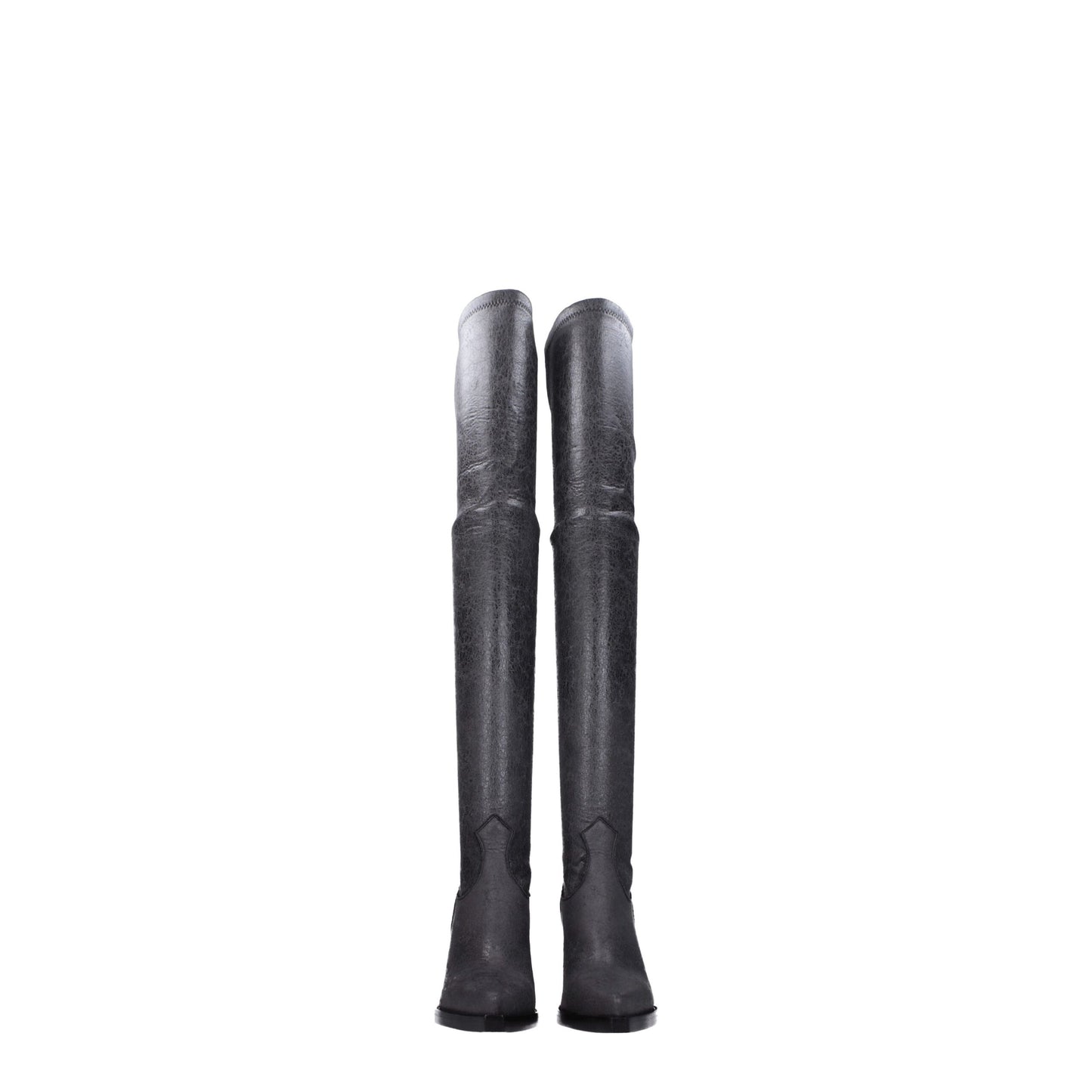 Black Leather Over The Knee