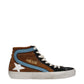 Brown Leather High Tops