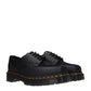 Black Leather Oxfords And Derbies
