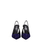Black Leather High Heel Pumps