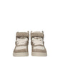 Beige Leather High Tops