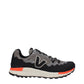 Gray Fabric Athletic Sneakers