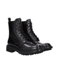 Black Leather Ankle Boots