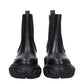 Black Leather Ankle Boots