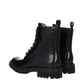 Black Leather Ankle Boots