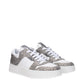 White Leather Chunky Sneakers
