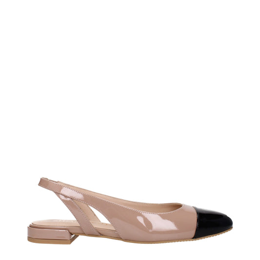 Pink Leather Ballet Flats