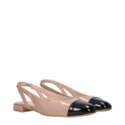Pink Leather Ballet Flats
