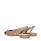 Pink Leather Ballet Flats