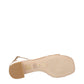 Pink Leather Flat Sandals