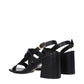 Black Leather Platforms