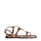 Brown Leather Flip-Flop Sandals