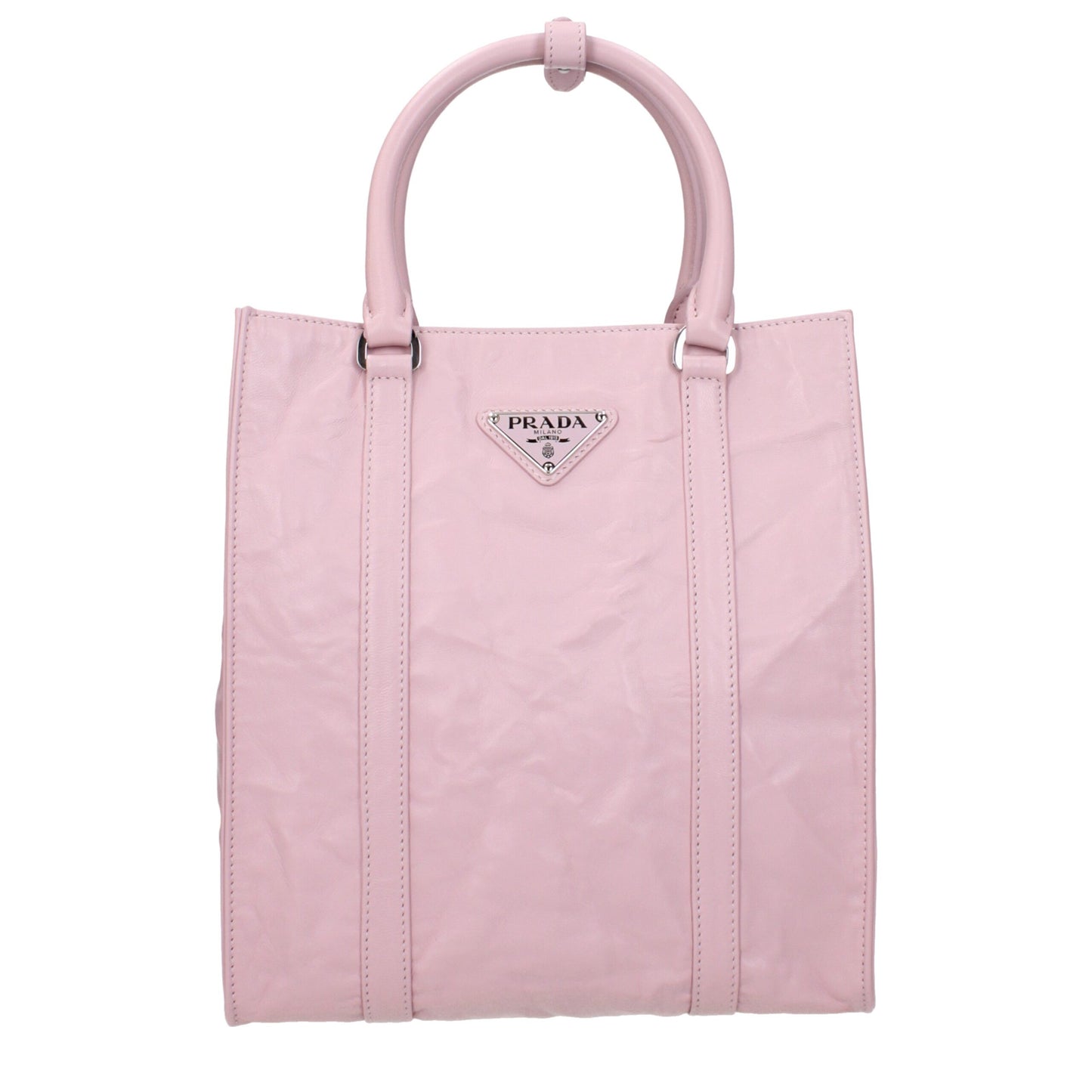 Pink Leather Handbag