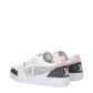 White Leather Athletic Sneakers