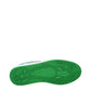 Green Leather Low Tops