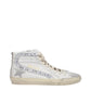 White Leather High Tops