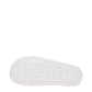White Cotton Slippers Sandals