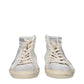 White Leather High Tops