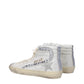 White Leather High Tops
