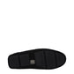 Black Leather Slip-On Loafers