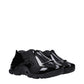 Black Cotton Low Tops