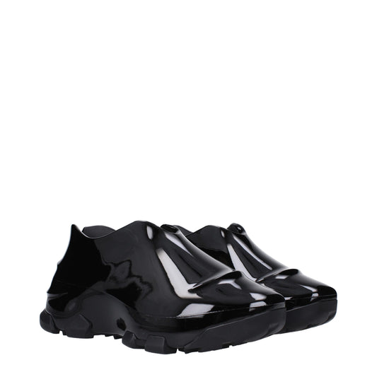Black Cotton Low Tops