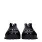 Black Cotton Low Tops