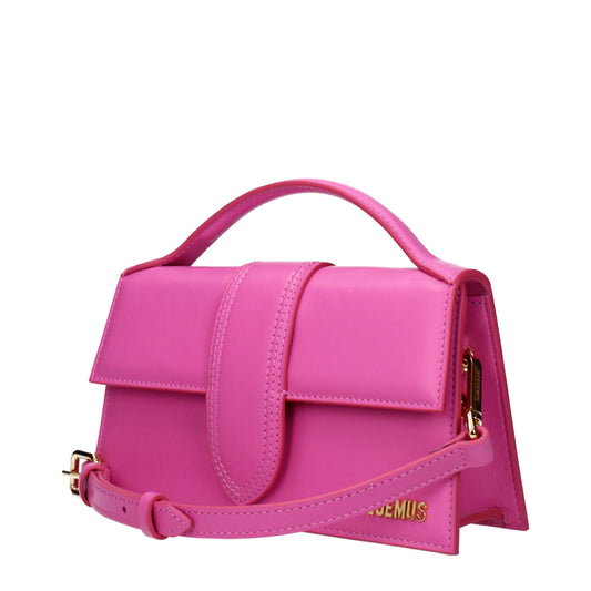 Pink Leather Handbag