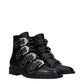 Black Leather Ankle Boots