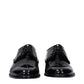 Black Leather Oxfords And Derbies