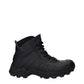 Black Cotton Ankle Boots