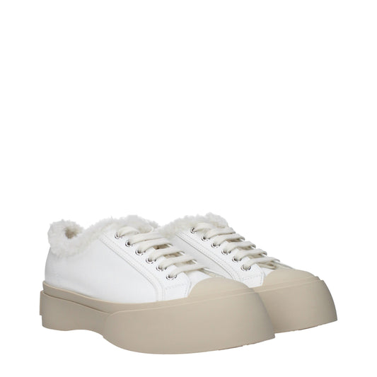White Leather Low Tops